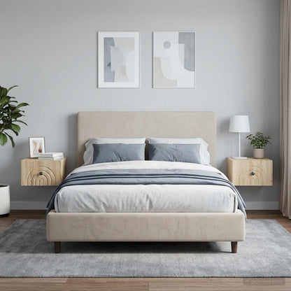 Mobiletto da notte a muro 2 pcs Rovere Sonoma 33 x 34,5 x 20 cm