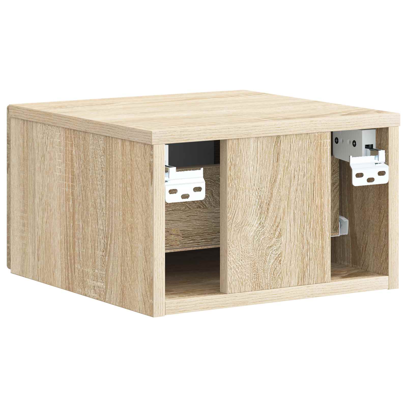 Mobiletto da notte a muro 2 pcs Rovere Sonoma 33 x 34,5 x 20 cm | homemem39