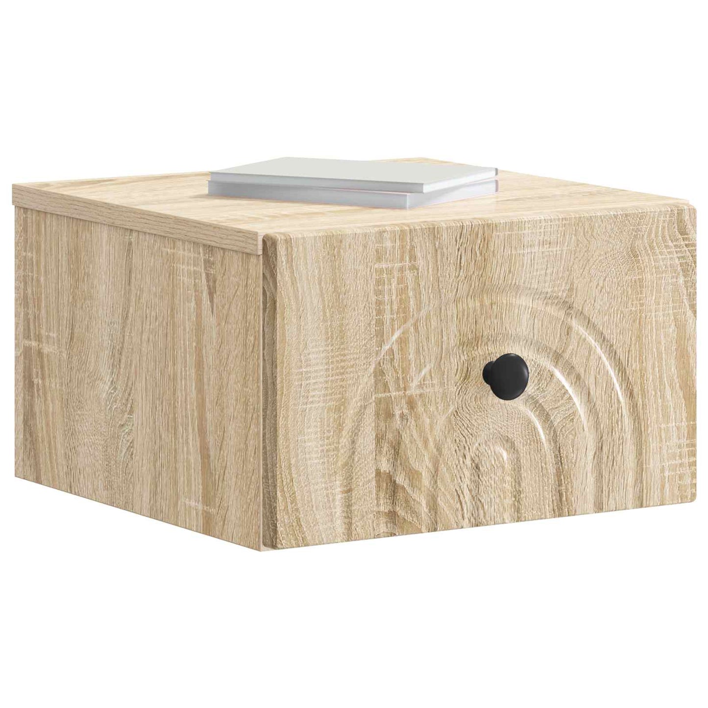 Mobiletto da notte a muro 2 pcs Rovere Sonoma 33 x 34,5 x 20 cm