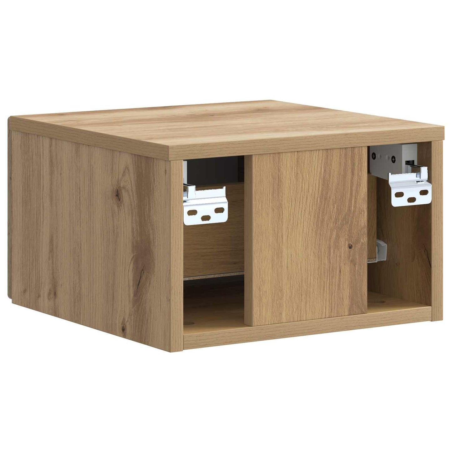 Mobiletto da notte a muro con cassetto 2 pcs Rovere Artigianale | homemem39