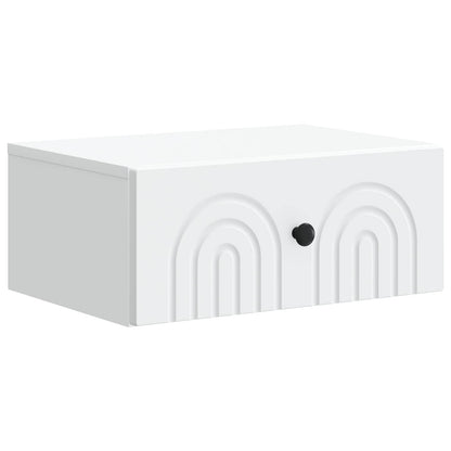 Mobiletto da notte a muro 2 pcs Bianco 49 x 34,5 x 20 cm | homemem39