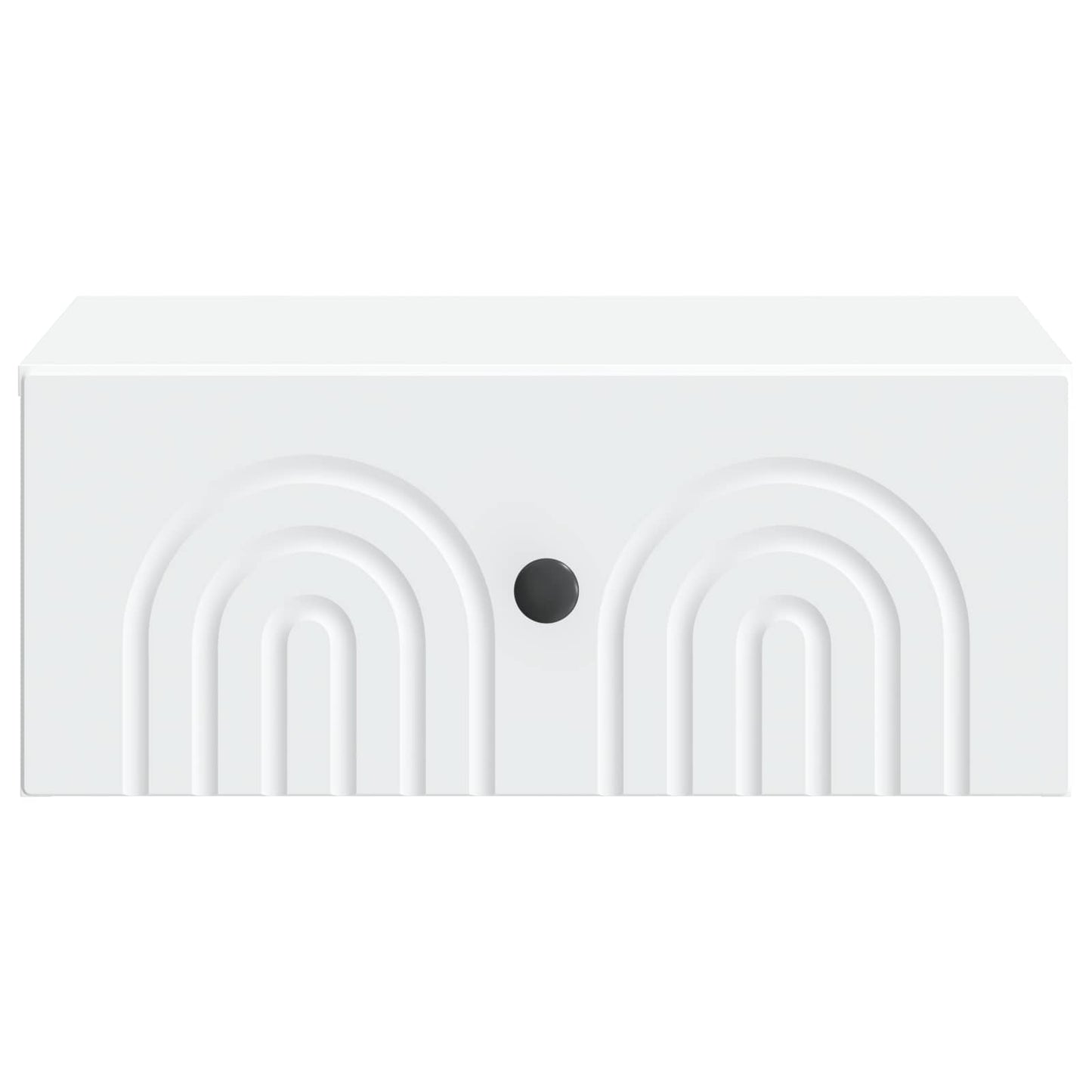Mobiletto da notte a muro 2 pcs Bianco 49 x 34,5 x 20 cm | homemem39