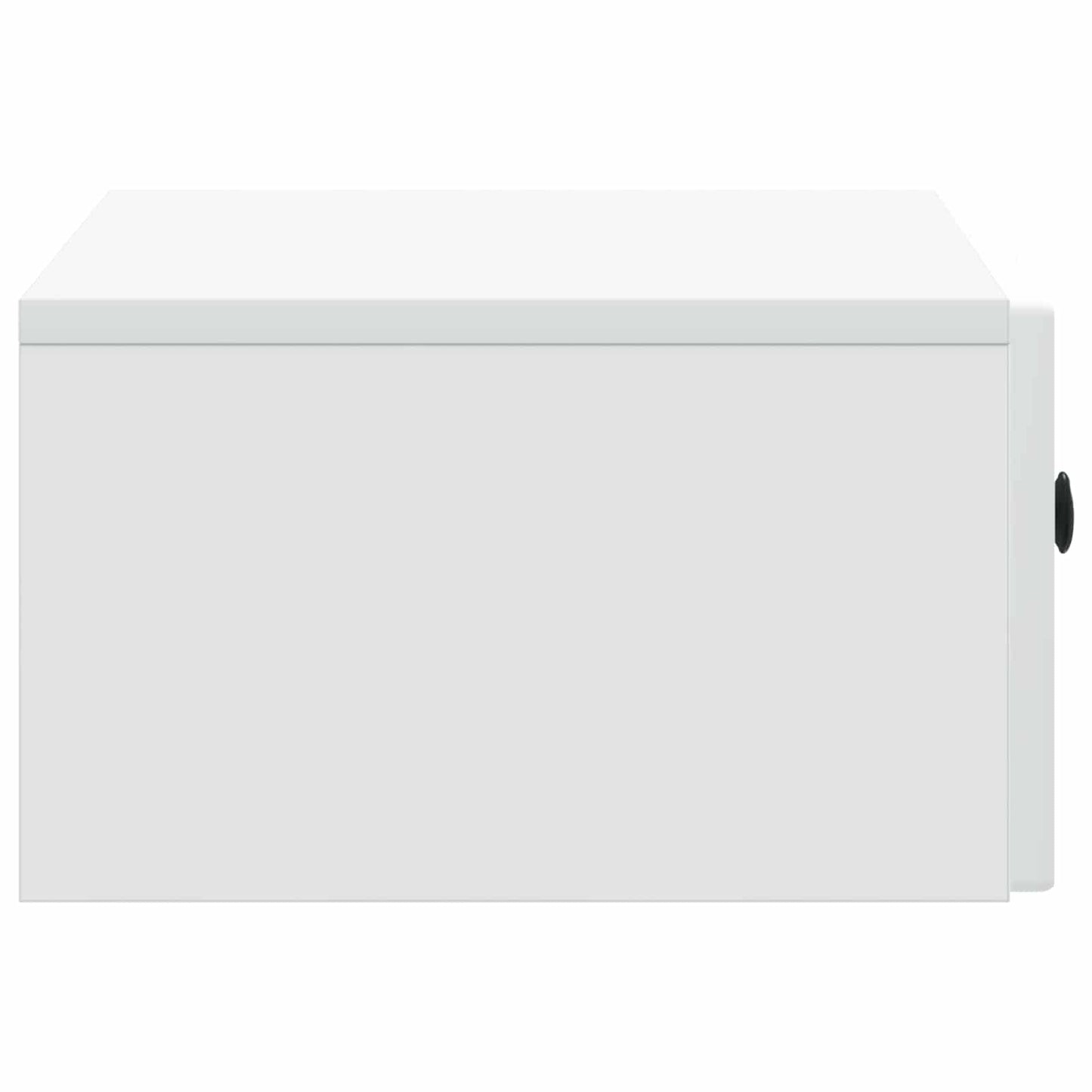 Mobiletto da notte a muro 2 pcs Bianco 49 x 34,5 x 20 cm