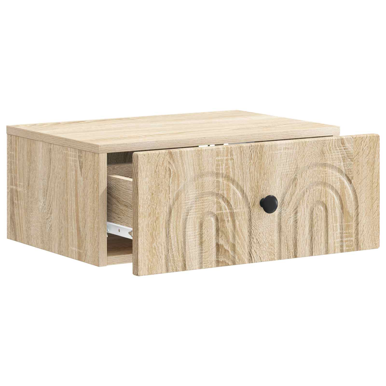 Mobiletto da notte a muro Rovere Sonoma 49 x 34,5 x 20 cm | homemem39