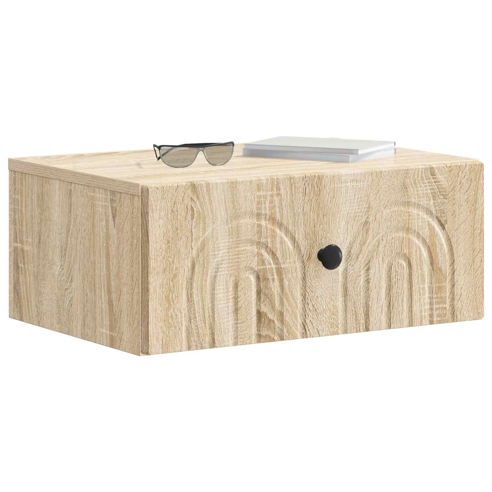 Mobiletto da notte a muro 2 pcs Rovere Sonoma 49 x 34,5 x 20 cm | homemem39