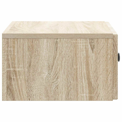 Mobiletto da notte a muro 2 pcs Rovere Sonoma 49 x 34,5 x 20 cm | homemem39