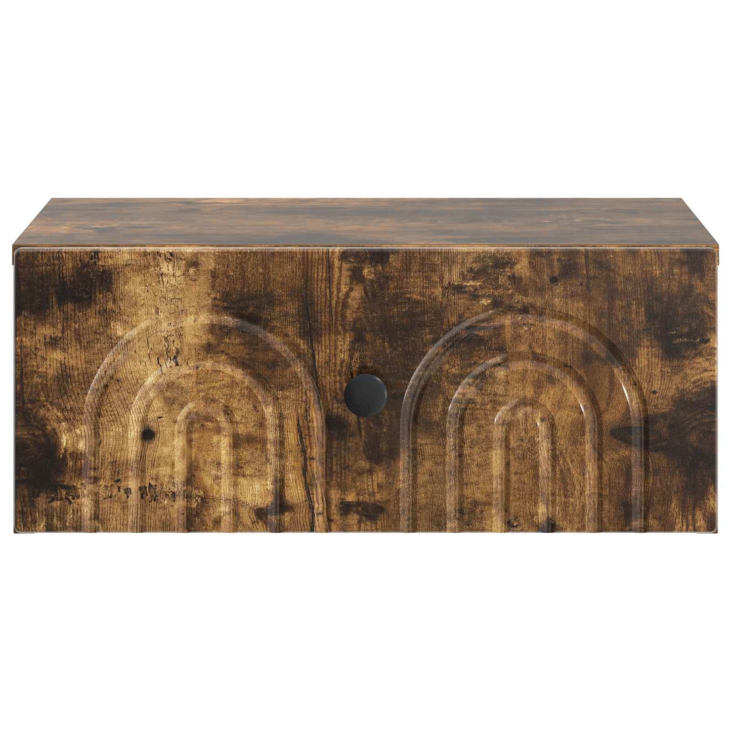 Mobiletto da notte a muro 2 pcs Rovere Fumo 49 x 34,5 x 20 cm | homemem39