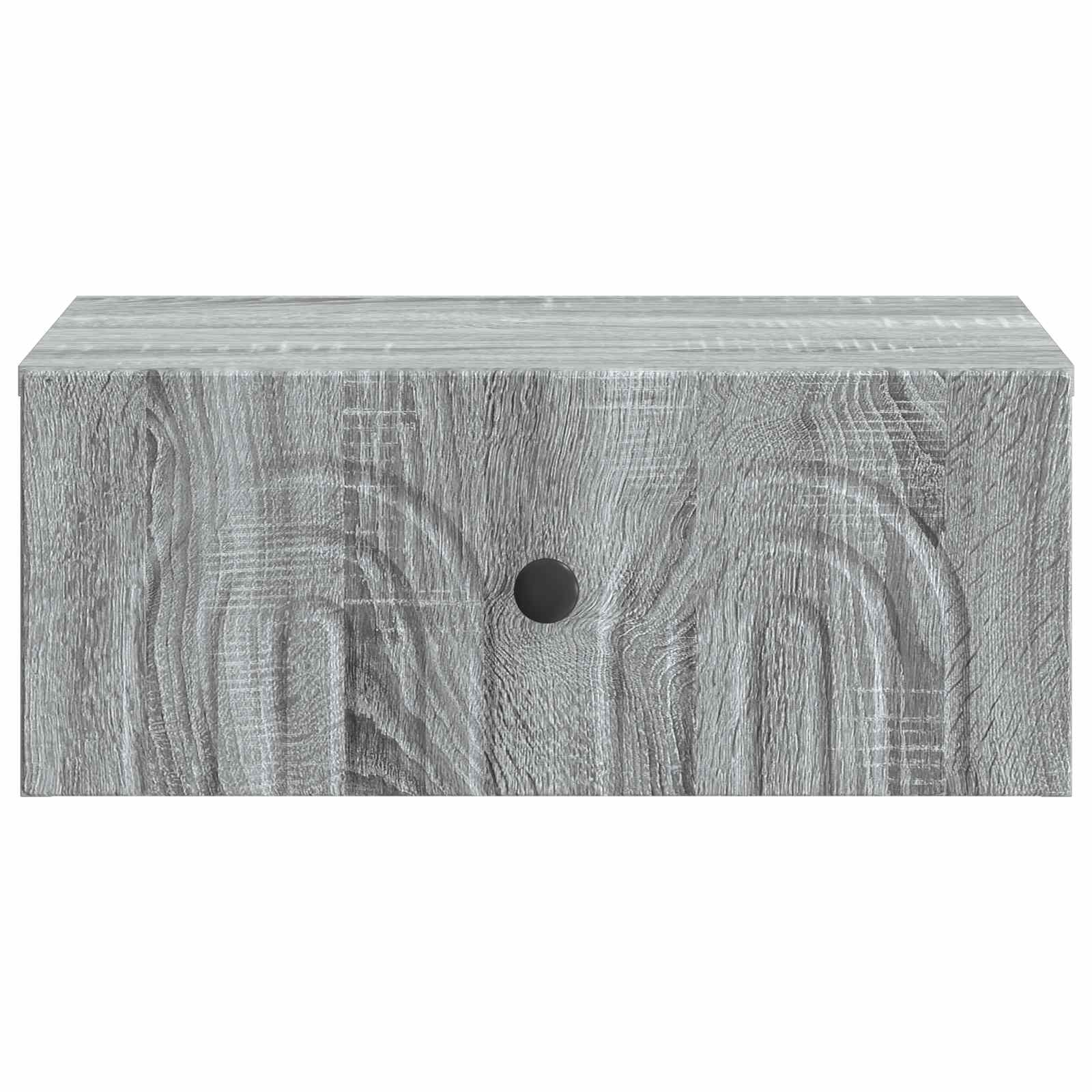 Mobiletto da notte a muro Grigio Sonoma 49 x 34,5 x 20 cm | homemem39