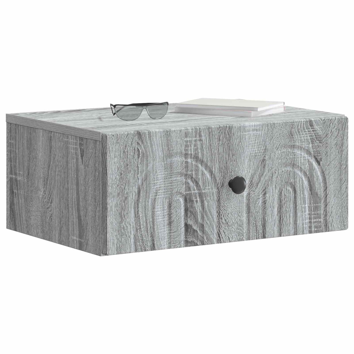 Mobiletto da notte a muro 2 pcs Grigio Sonoma 49 x 34,5 x 20 cm