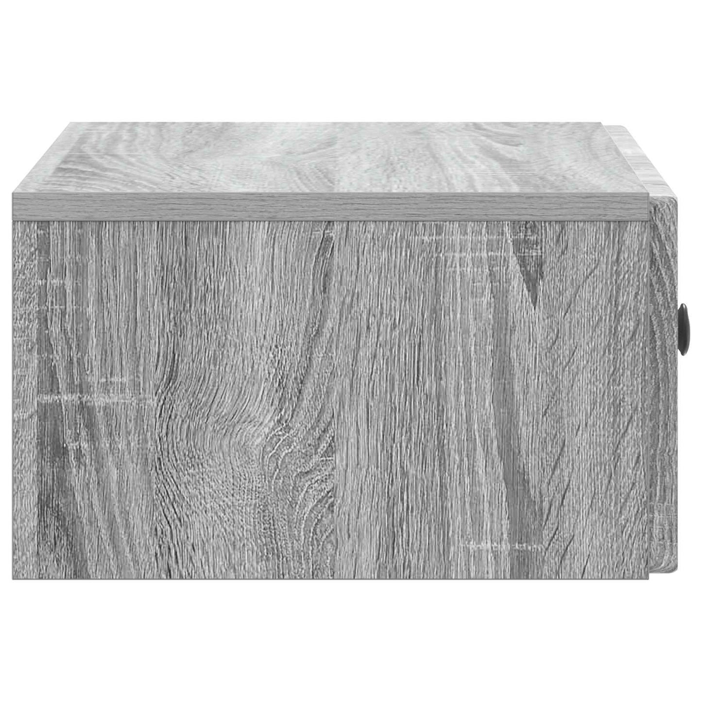 Mobiletto da notte a muro 2 pcs Grigio Sonoma 49 x 34,5 x 20 cm
