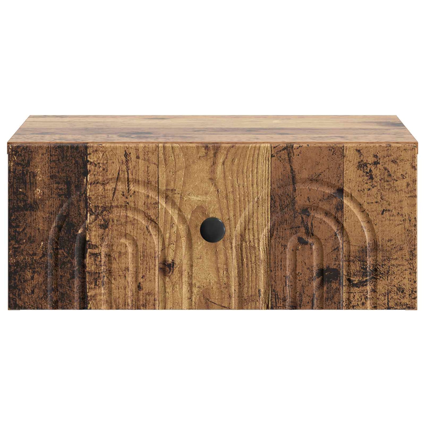 Mobiletto da notte a muro Legno antico 49 x 34,5 x 20 cm