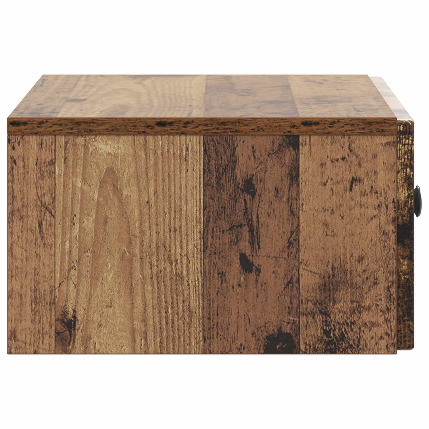 Mobiletto da notte a muro 2 pcs Legno antico 49 x 34,5 x 20 cm | homemem39
