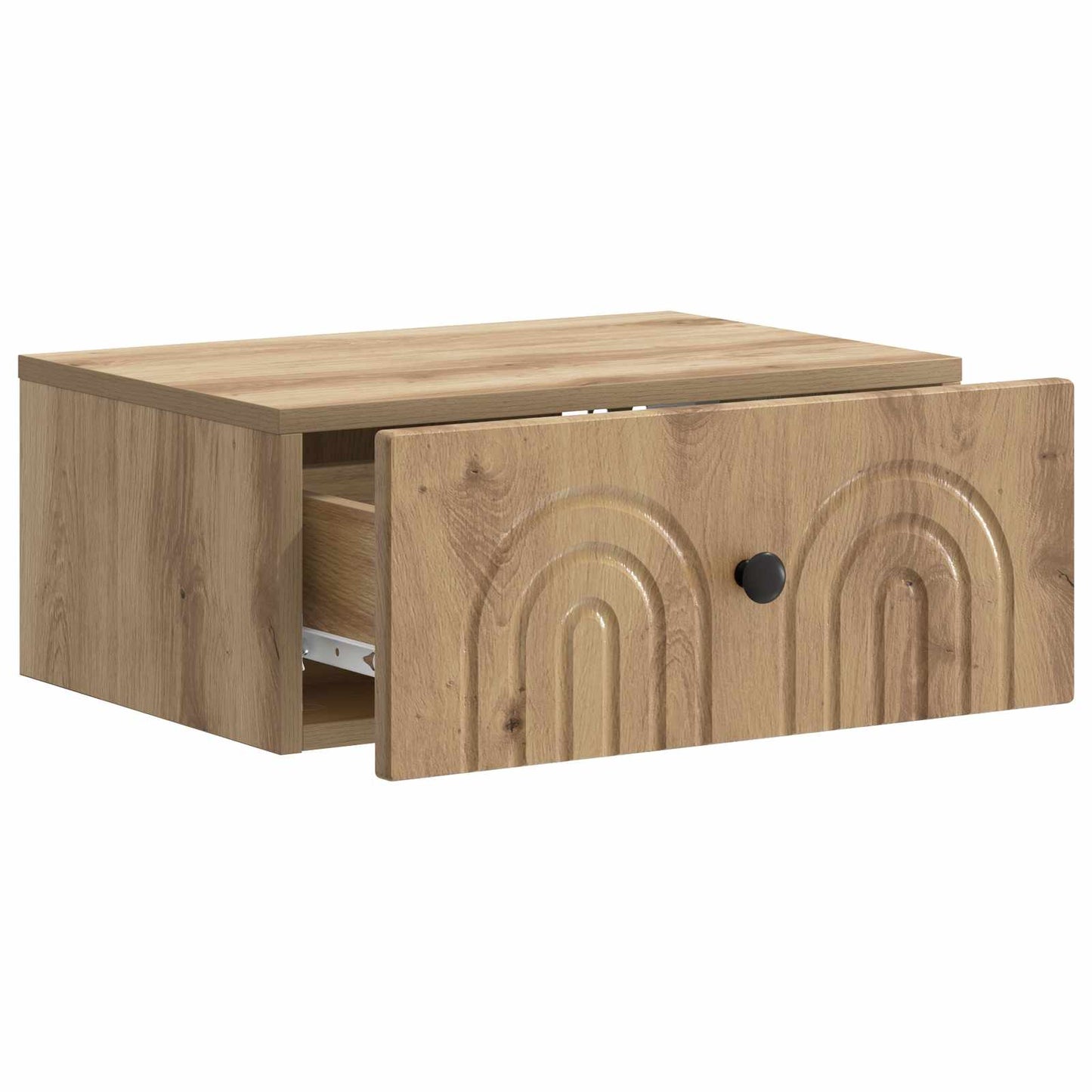 Mobiletto da notte a muro Rovere Artigianale 49 x 34,5 x 20 cm | homemem39