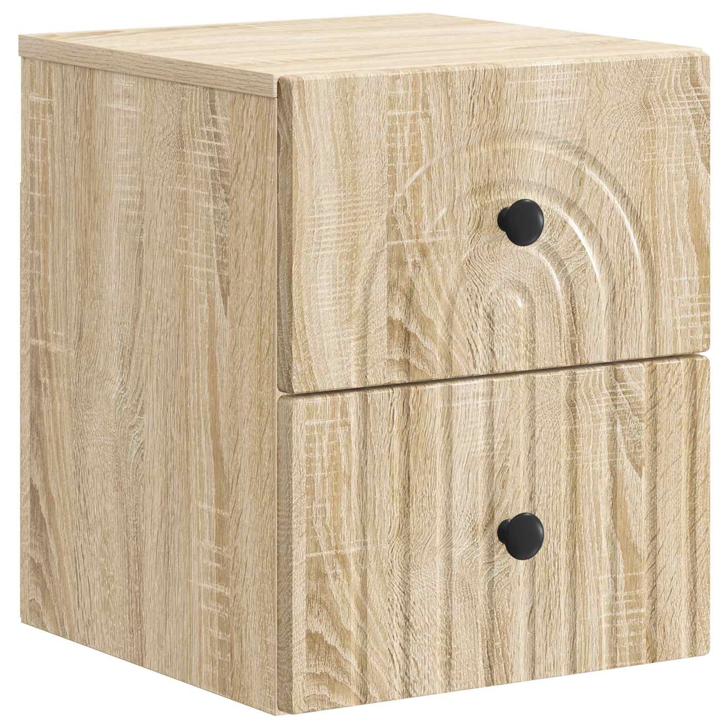 Mobiletto da notte a muro 2 pcs Rovere Sonoma 33 x 34,5 x 40 cm | homemem39
