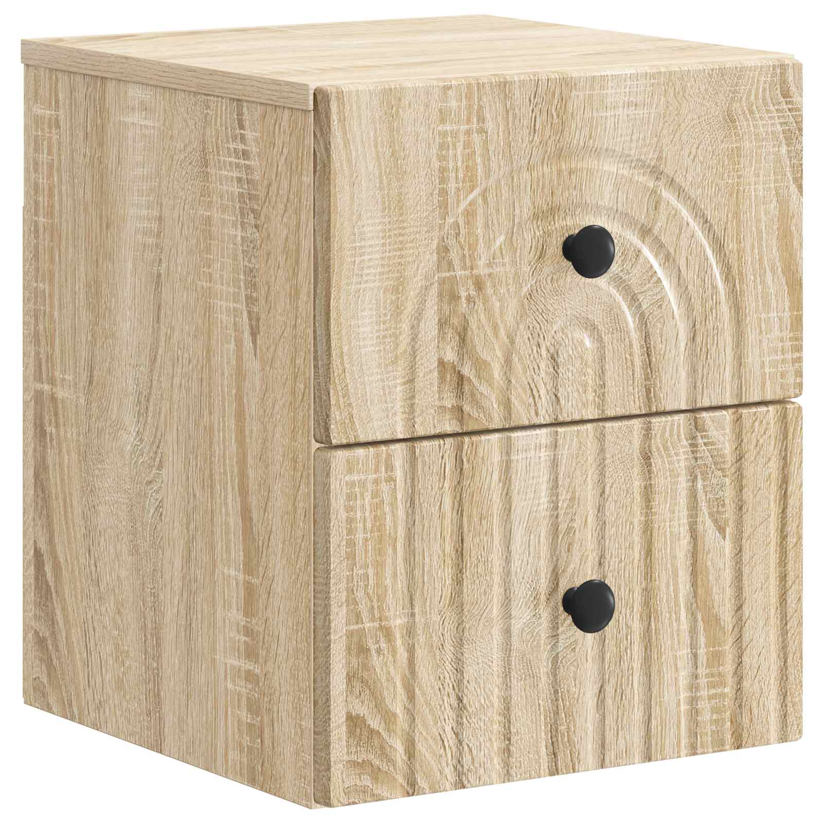 Mobiletto da notte a muro 2 pcs Rovere Sonoma 33 x 34,5 x 40 cm | homemem39