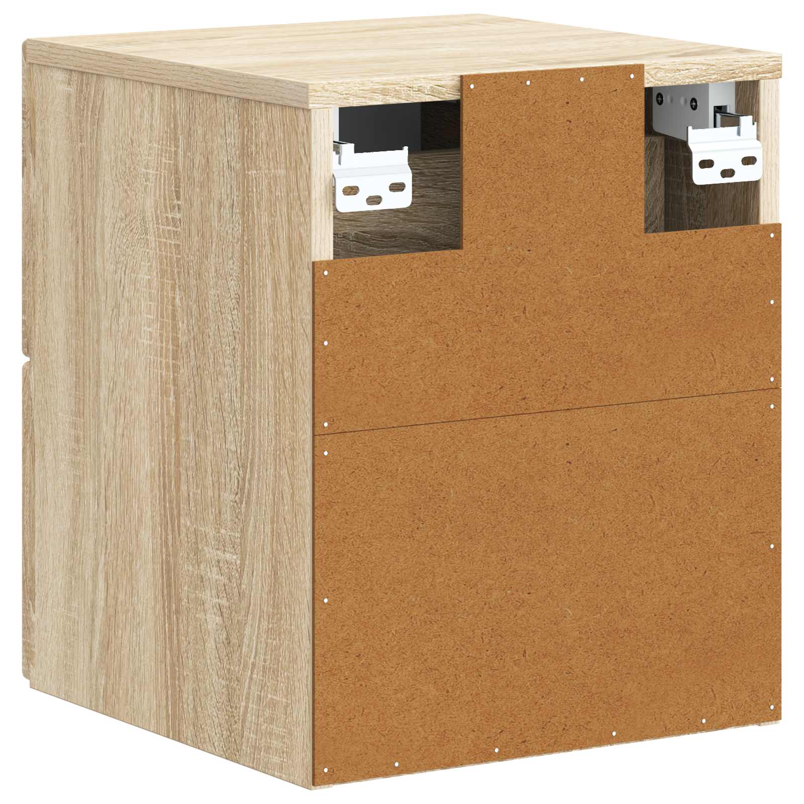 Mobiletto da notte a muro 2 pcs Rovere Sonoma 33 x 34,5 x 40 cm | homemem39