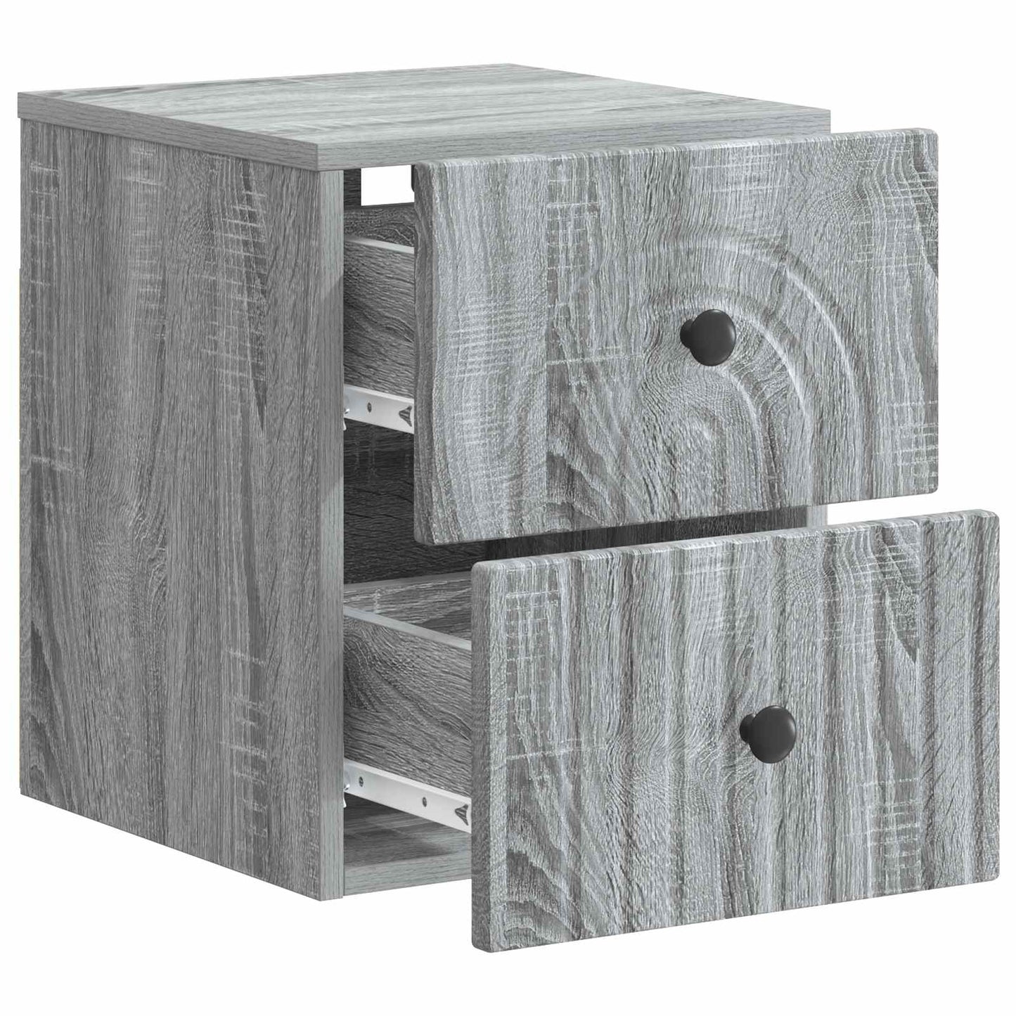 Mobiletto da notte a muro Grigio Sonoma 33 x 34,5 x 40 cm | homemem39