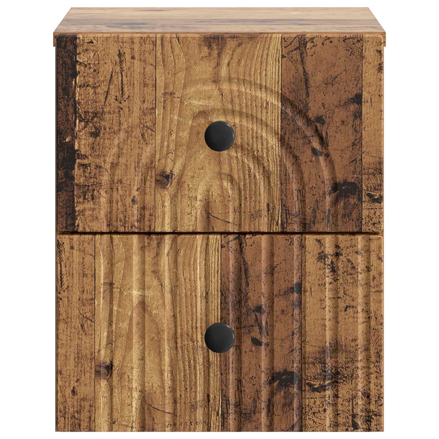 Mobiletto da notte a muro Legno antico 33 x 34,5 x 40 cm | homemem39