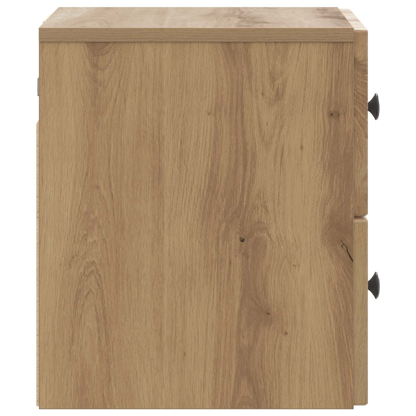Mobiletto da notte a muro con cassetto 2 pcs Rovere Artigianale | homemem39
