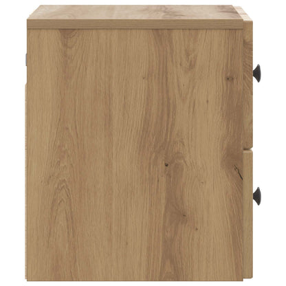 Mobiletto da notte a muro con cassetto 2 pcs Rovere Artigianale | homemem39