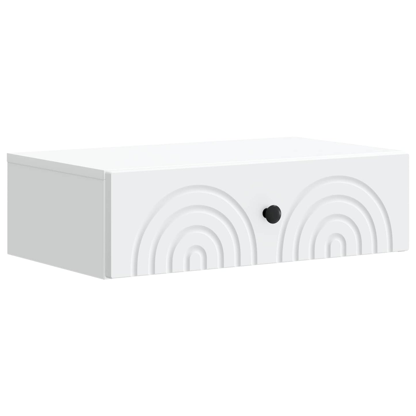 Tavolino da Parete Laterale Bianco 59 x 34,5 x 17 cm | homemem39