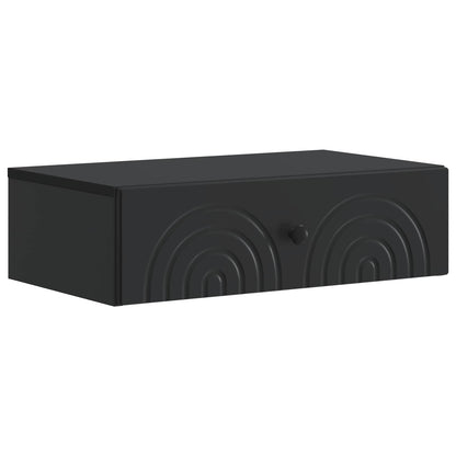 Tavolino da Parete Laterale Nero 59 x 34,5 x 17 cm | homemem39