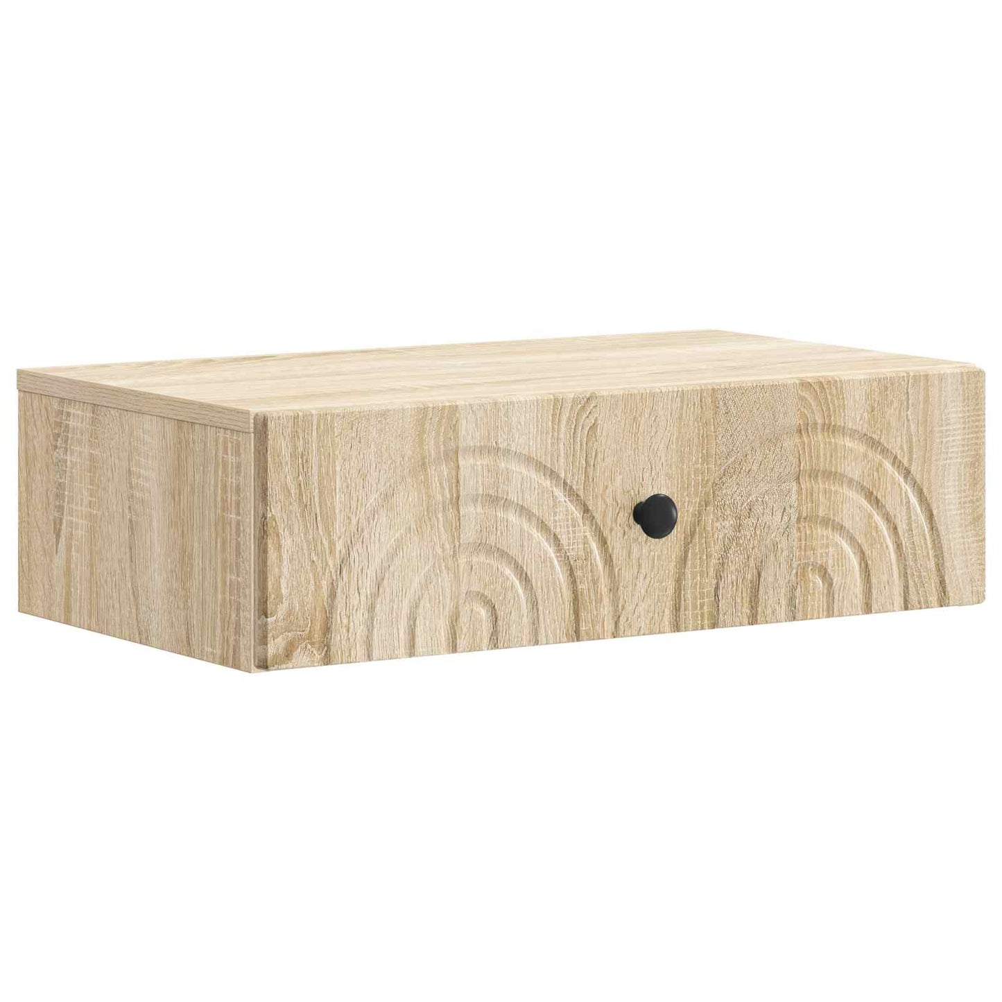 Tavolino da Parete Laterale Rovere Sonoma 59 x 34,5 x 17 cm | homemem39