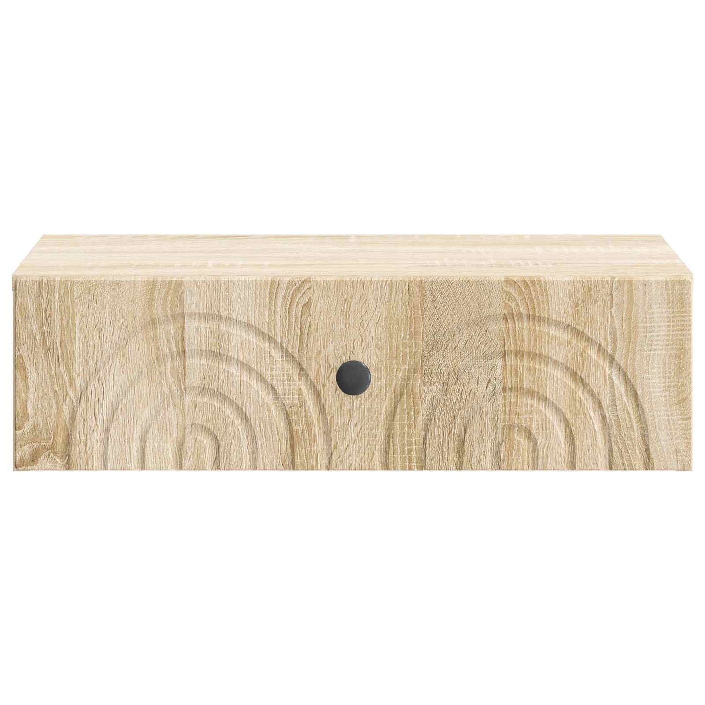 Tavolino da Parete Laterale Rovere Sonoma 59 x 34,5 x 17 cm