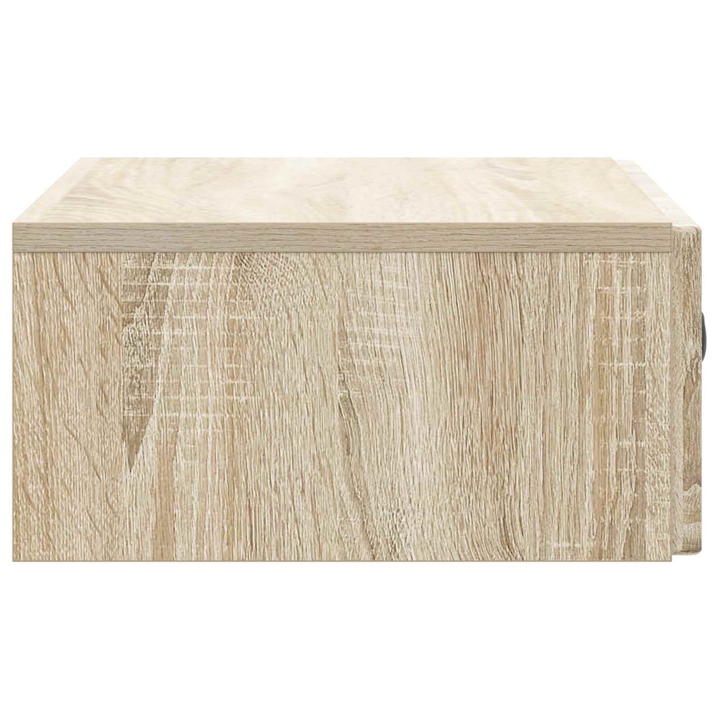 Tavolino da Parete Laterale Rovere Sonoma 59 x 34,5 x 17 cm