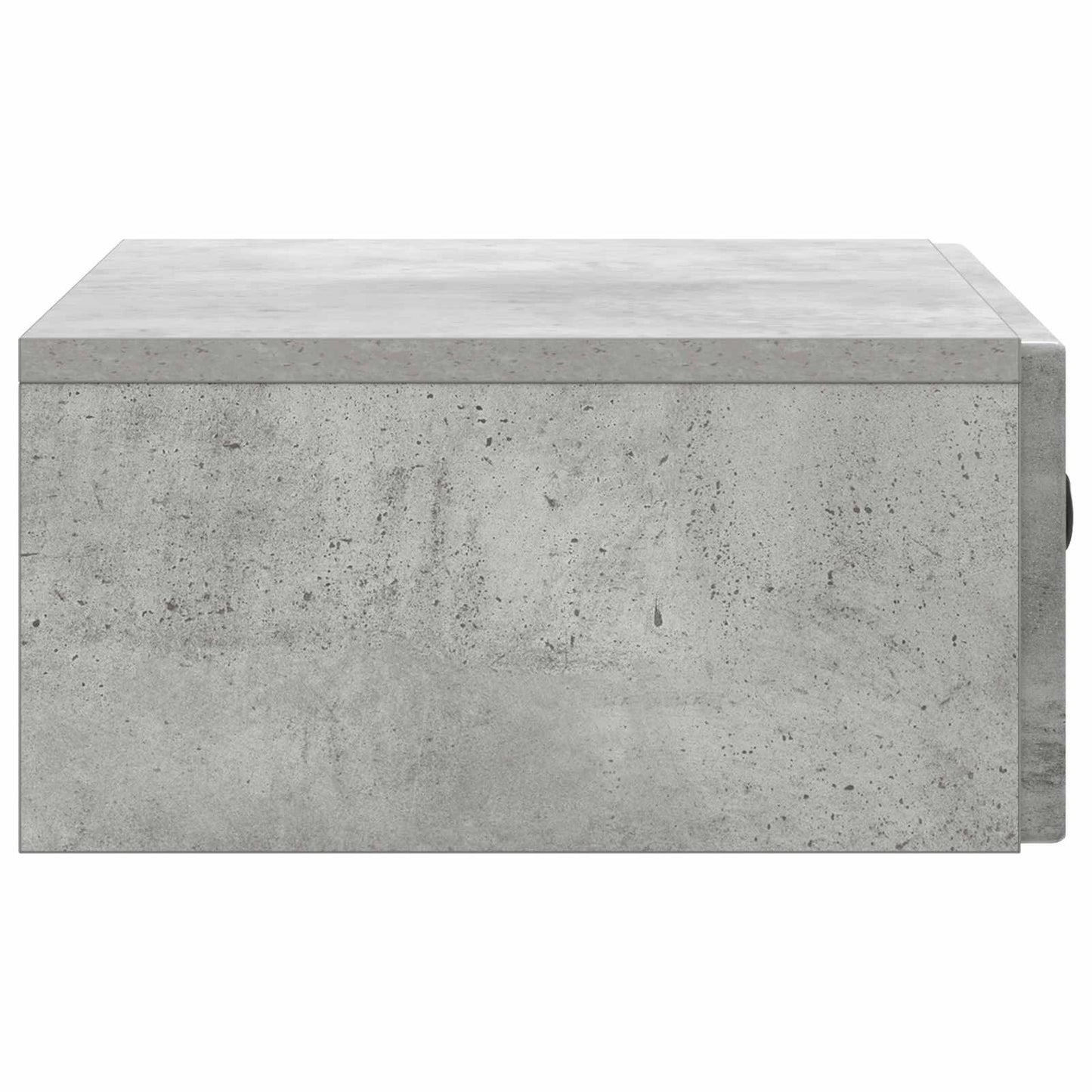 Tavolino da Parete Laterale Grigio Cemento 59 x 34,5 x 17 cm | homemem39