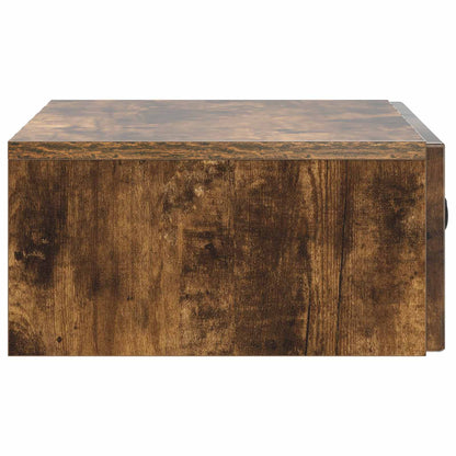 Tavolino da Parete Laterale Rovere Fumo 59 x 34,5 x 17 cm | homemem39