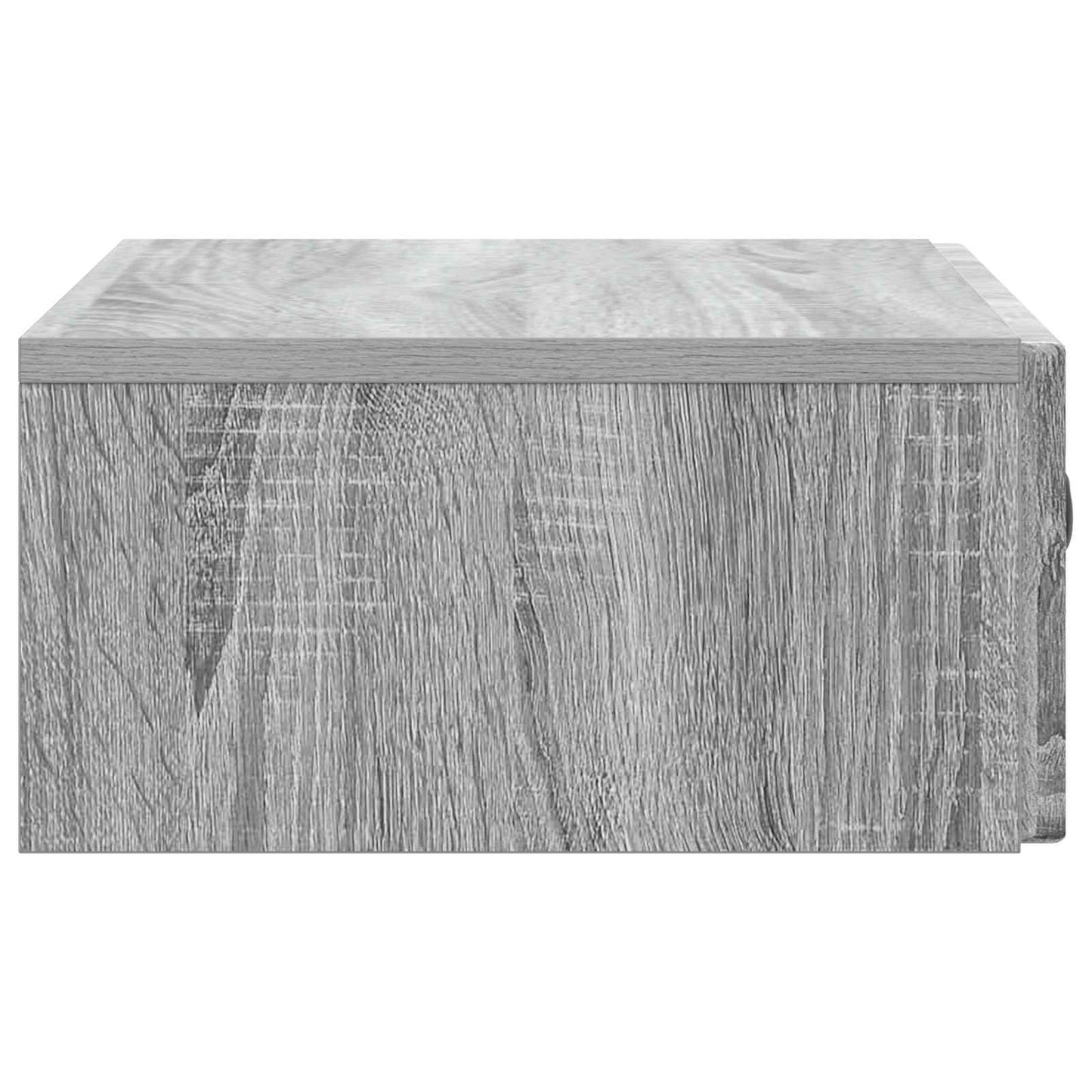 Tavolino da Parete Laterale Grigio Sonoma 59 x 34,5 x 17 cm | homemem39