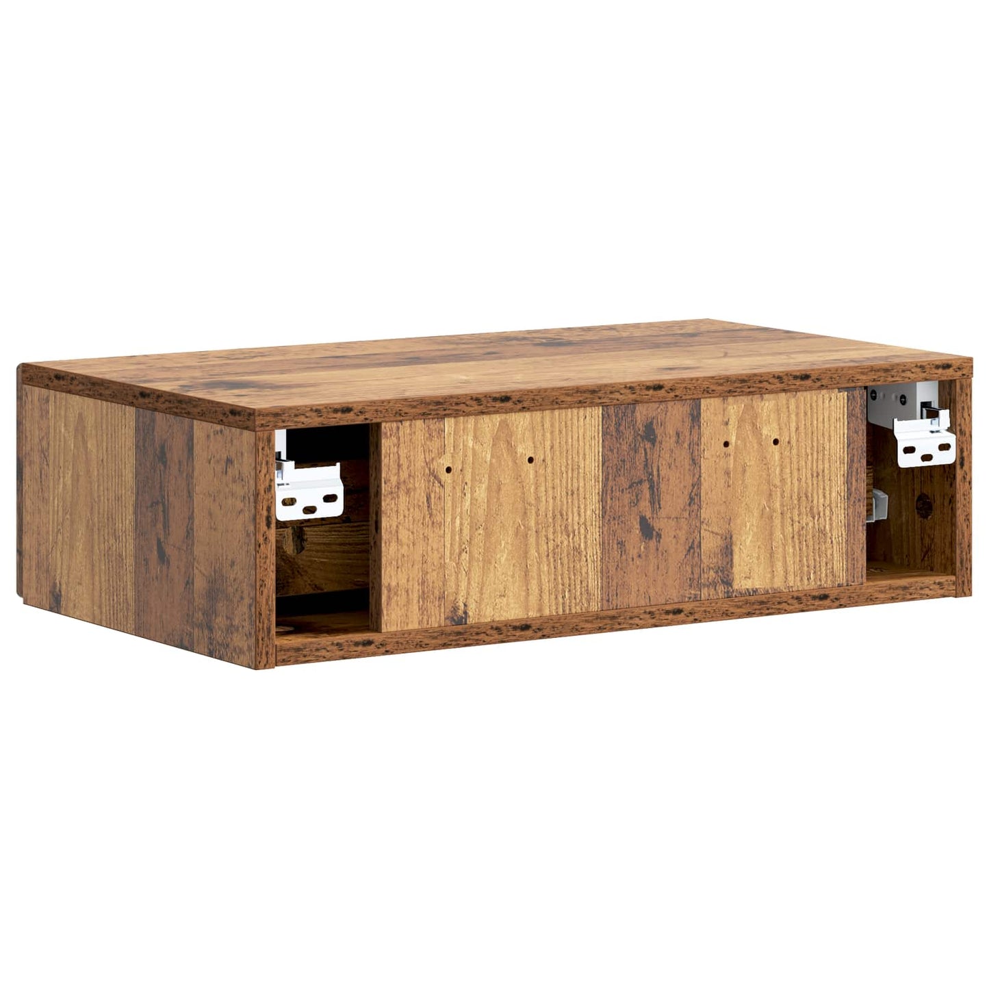Tavolino da Parete Laterale Legno antico 59 x 34,5 x 17 cm