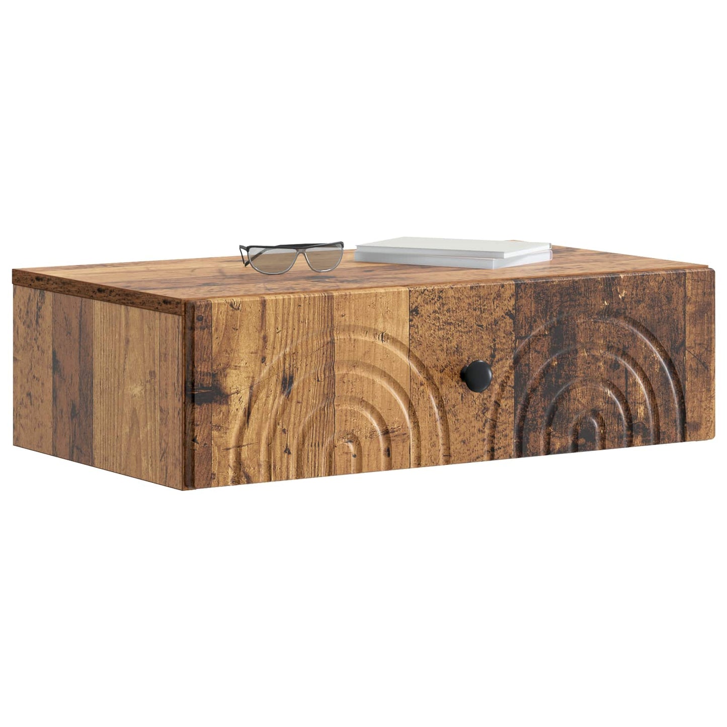 Tavolino da Parete Laterale Legno antico 59 x 34,5 x 17 cm