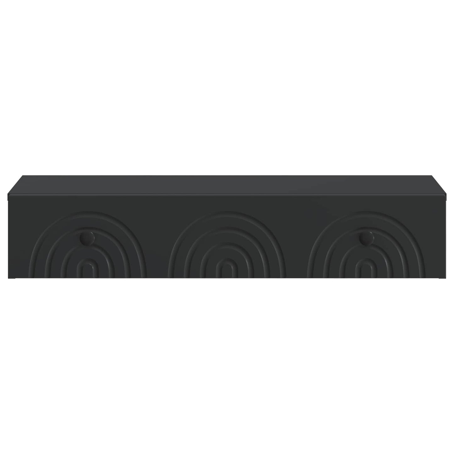 Tavolino da Parete Laterale Nero 87,5 x 34,5 x 17 cm | homemem39
