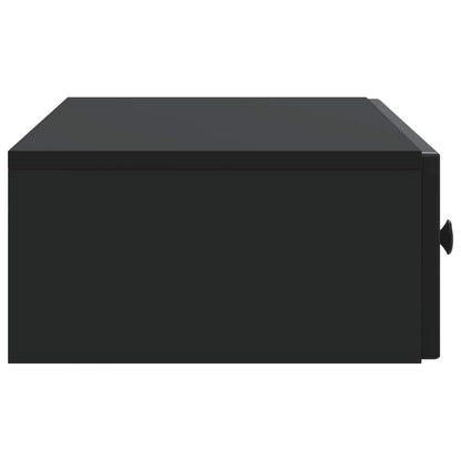 Tavolino da Parete Laterale Nero 87,5 x 34,5 x 17 cm | homemem39