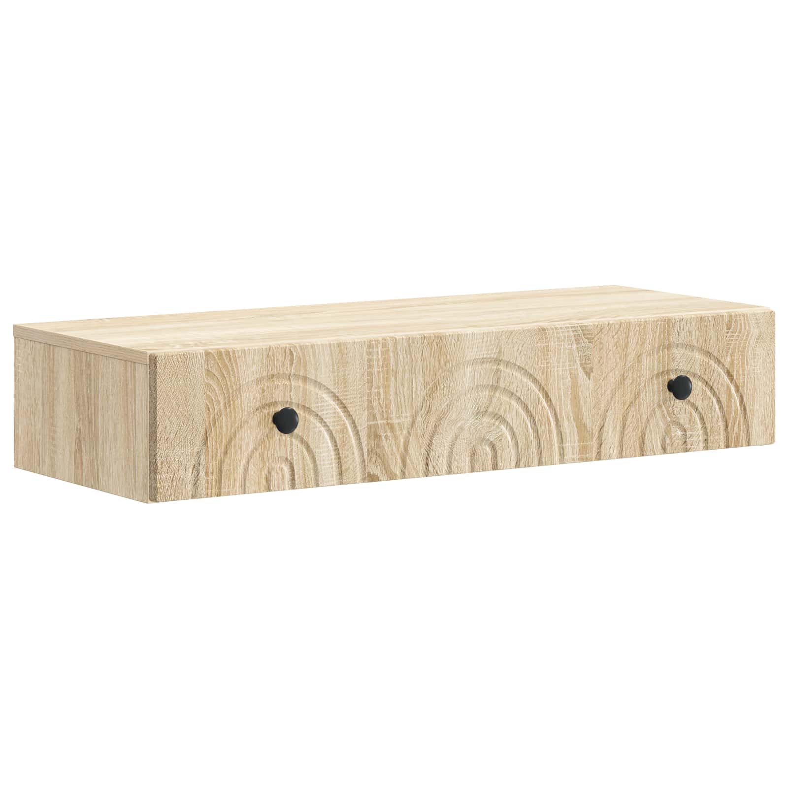 Tavolino da Parete Laterale Rovere Sonoma 87,5 x 34,5 x 17 cm | homemem39