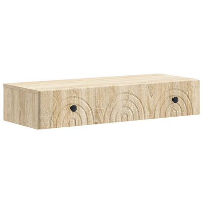 Tavolino da Parete Laterale Rovere Sonoma 87,5 x 34,5 x 17 cm | homemem39