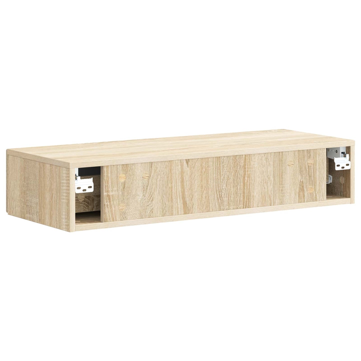 Tavolino da Parete Laterale Rovere Sonoma 87,5 x 34,5 x 17 cm | homemem39