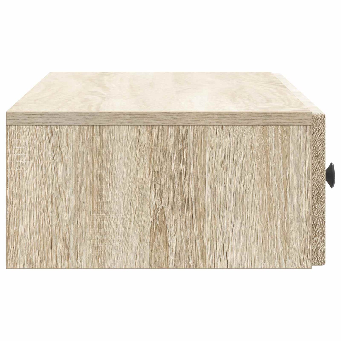 Tavolino da Parete Laterale Rovere Sonoma 87,5 x 34,5 x 17 cm