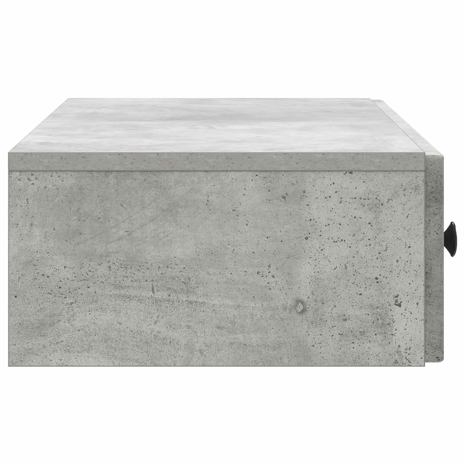 Tavolino da Parete Laterale Grigio Cemento 87,5 x 34,5 x 17 cm | homemem39