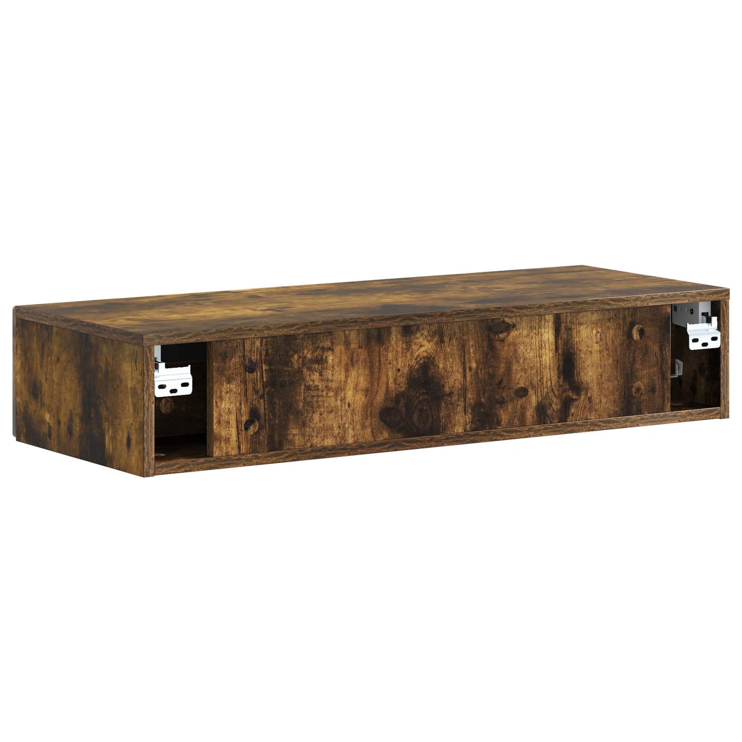Tavolino da Parete Laterale Rovere Fumo 87,5 x 34,5 x 17 cm | homemem39