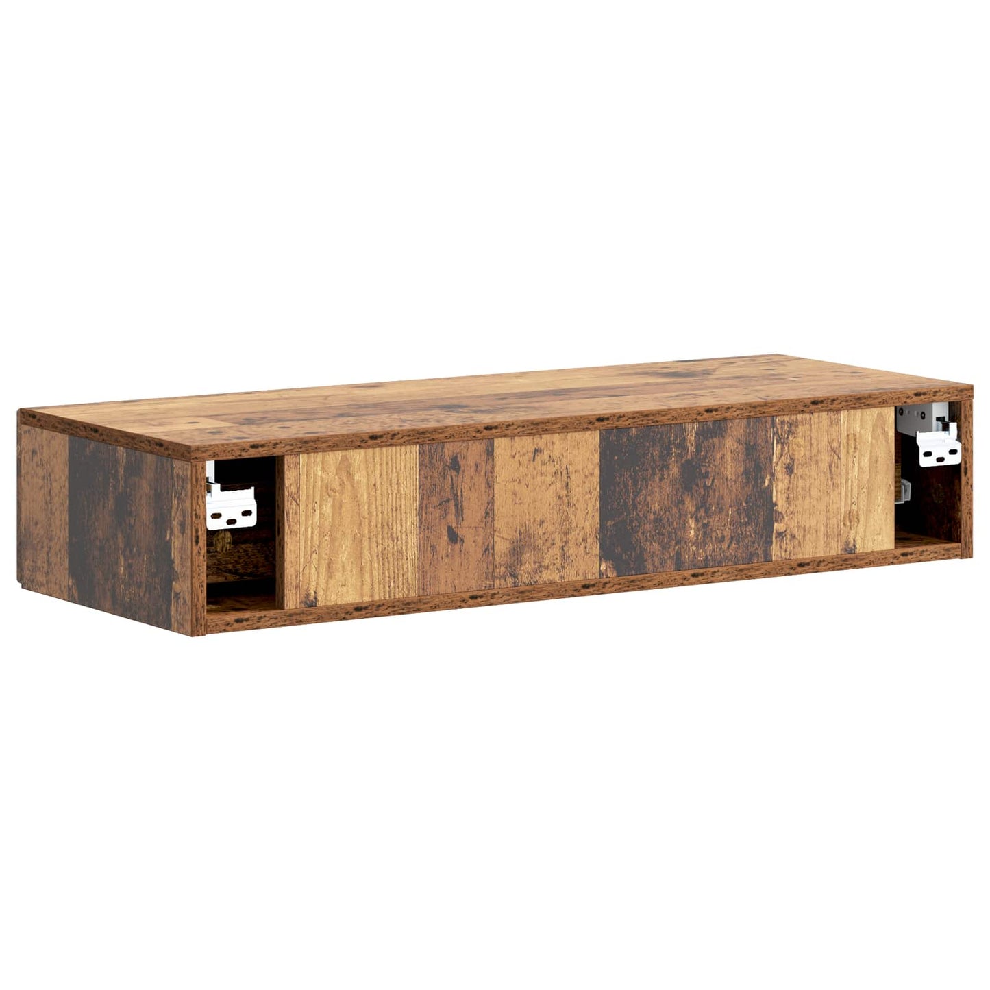 Tavolino da Parete Laterale Legno antico 87,5 x 34,5 x 17 cm