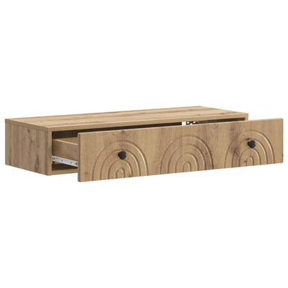 Tavolino da Parete Laterale Rovere Artigianale | homemem39