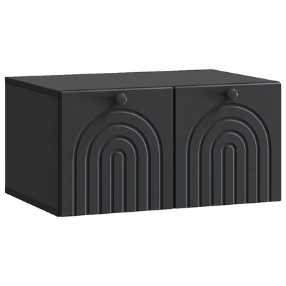 Mobile Porta TV da Muro Nero 59,5 x 41 x 30 cm