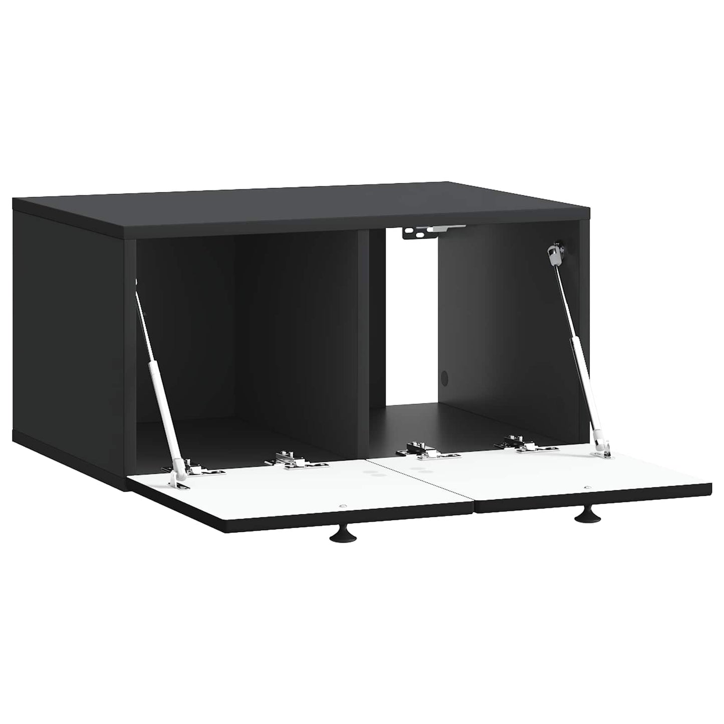 Mobile Porta TV da Muro Nero 59,5 x 41 x 30 cm