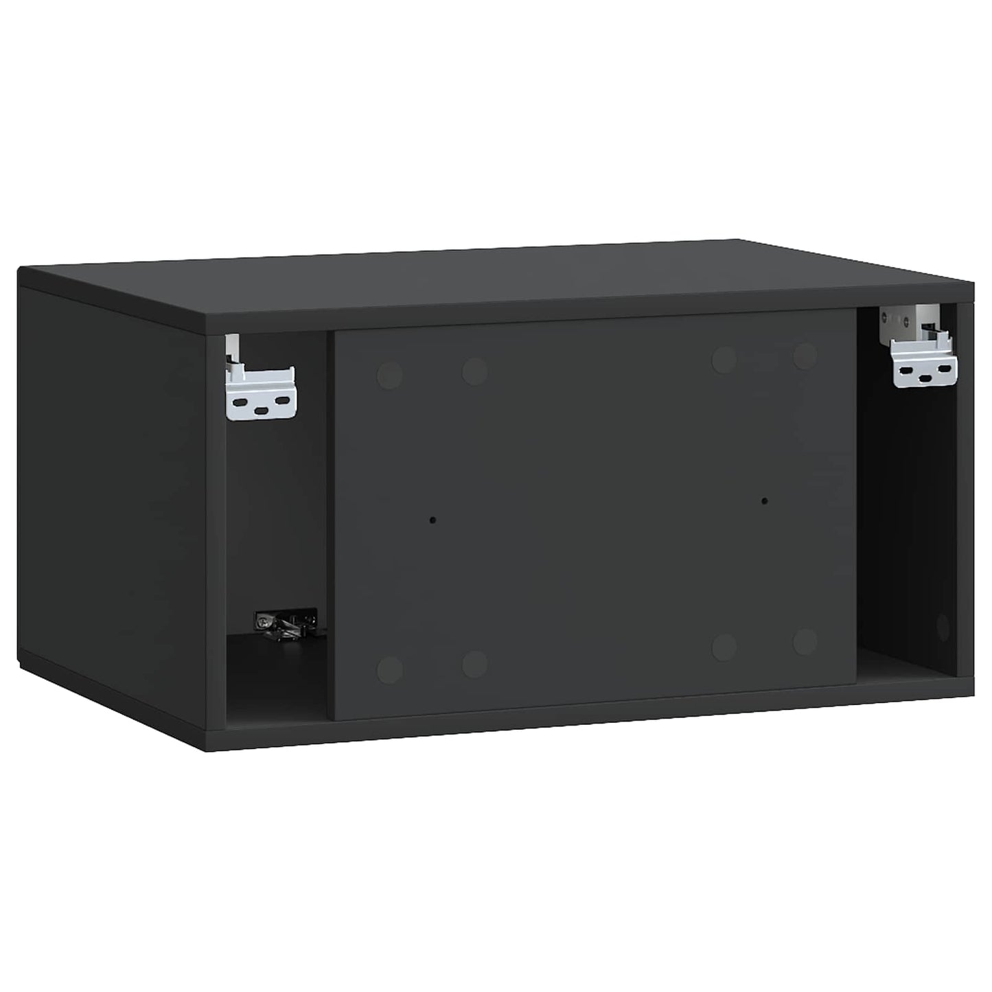 Mobile Porta TV da Muro Nero 59,5 x 41 x 30 cm