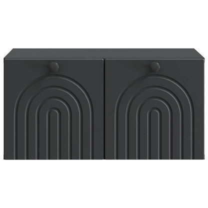 Mobile Porta TV da Muro Nero 59,5 x 41 x 30 cm