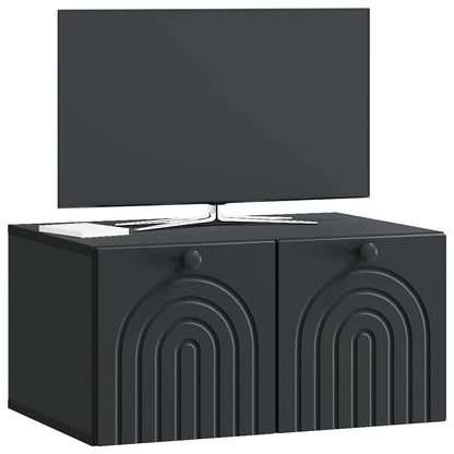 Mobile Porta TV da Muro Nero 59,5 x 41 x 30 cm