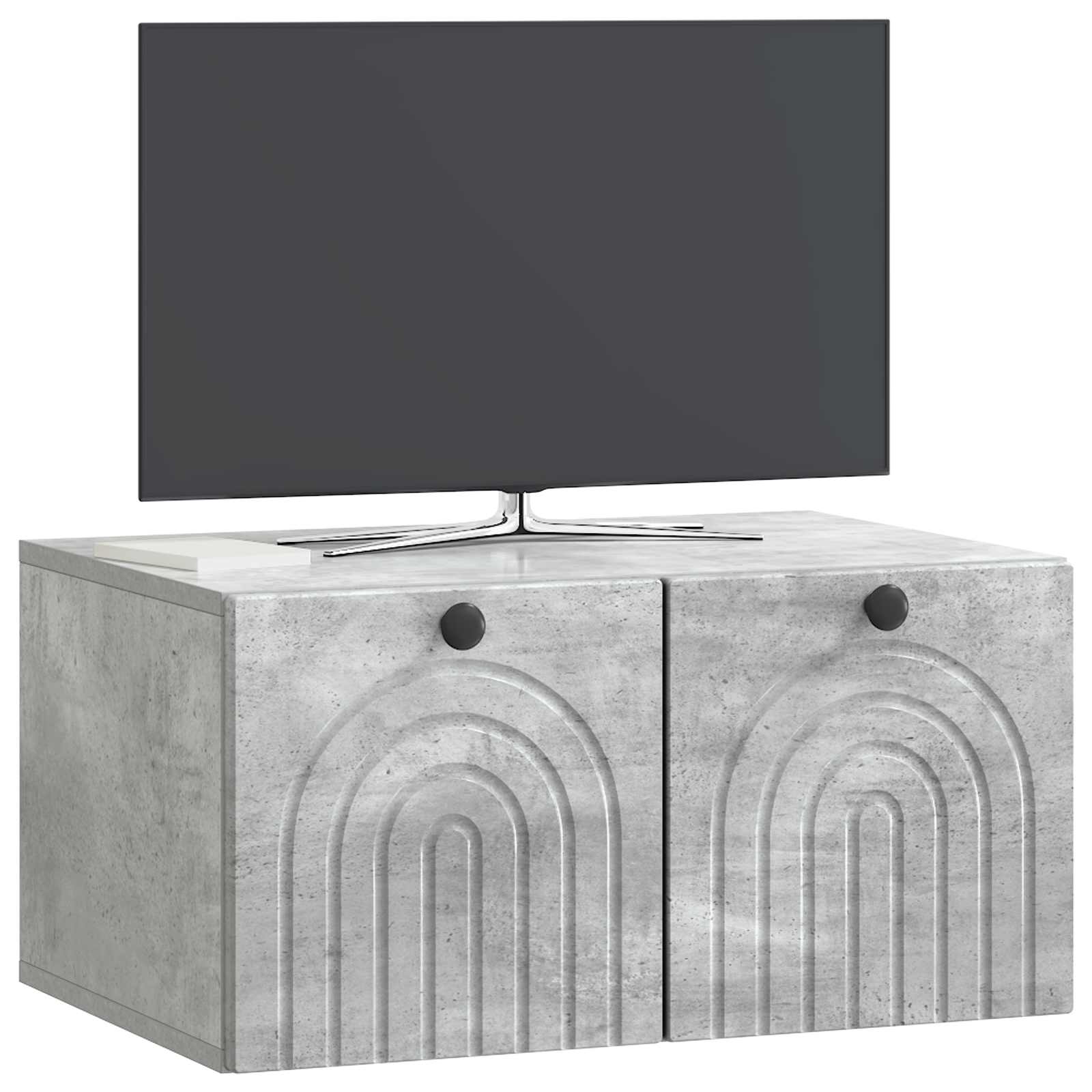 Mobile Porta TV da Muro Grigio Cemento 59,5 x 41 x 30 cm | homemem39